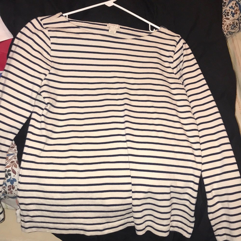 Jcrew striped long sleeve